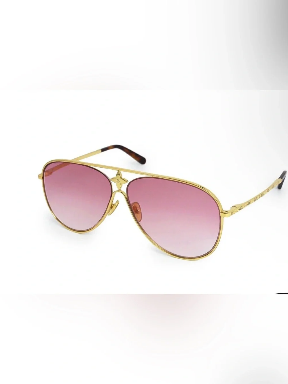 Louis Vuitton Star Pillot Sunglasses - metal gold pink gradient